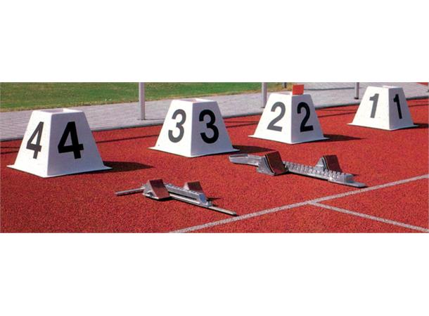 Startblokker konkurranse IAAF- og TUV Sertifisert